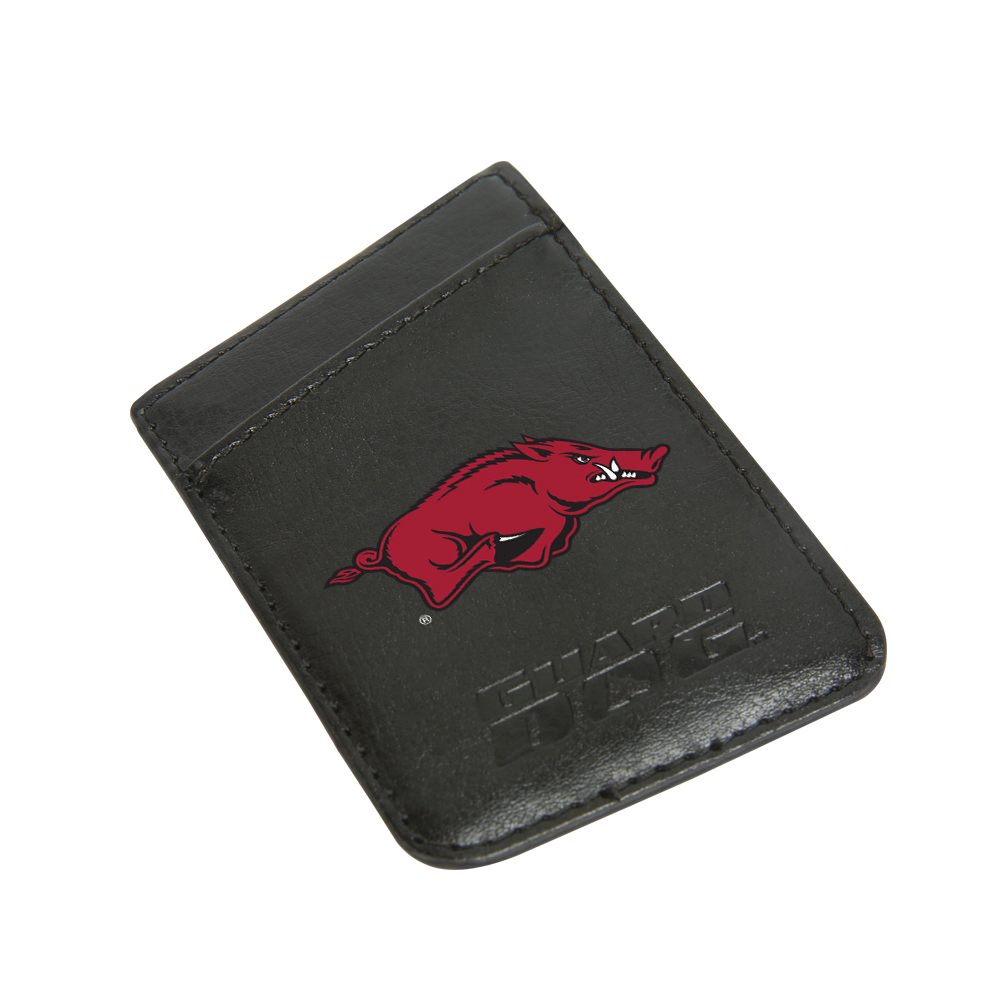 Arkansas Razorbacks Card Keeper Leather Phone Wallet