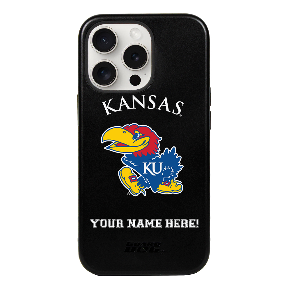 Kansas Jayhawks Personalized Design iPhone Cases