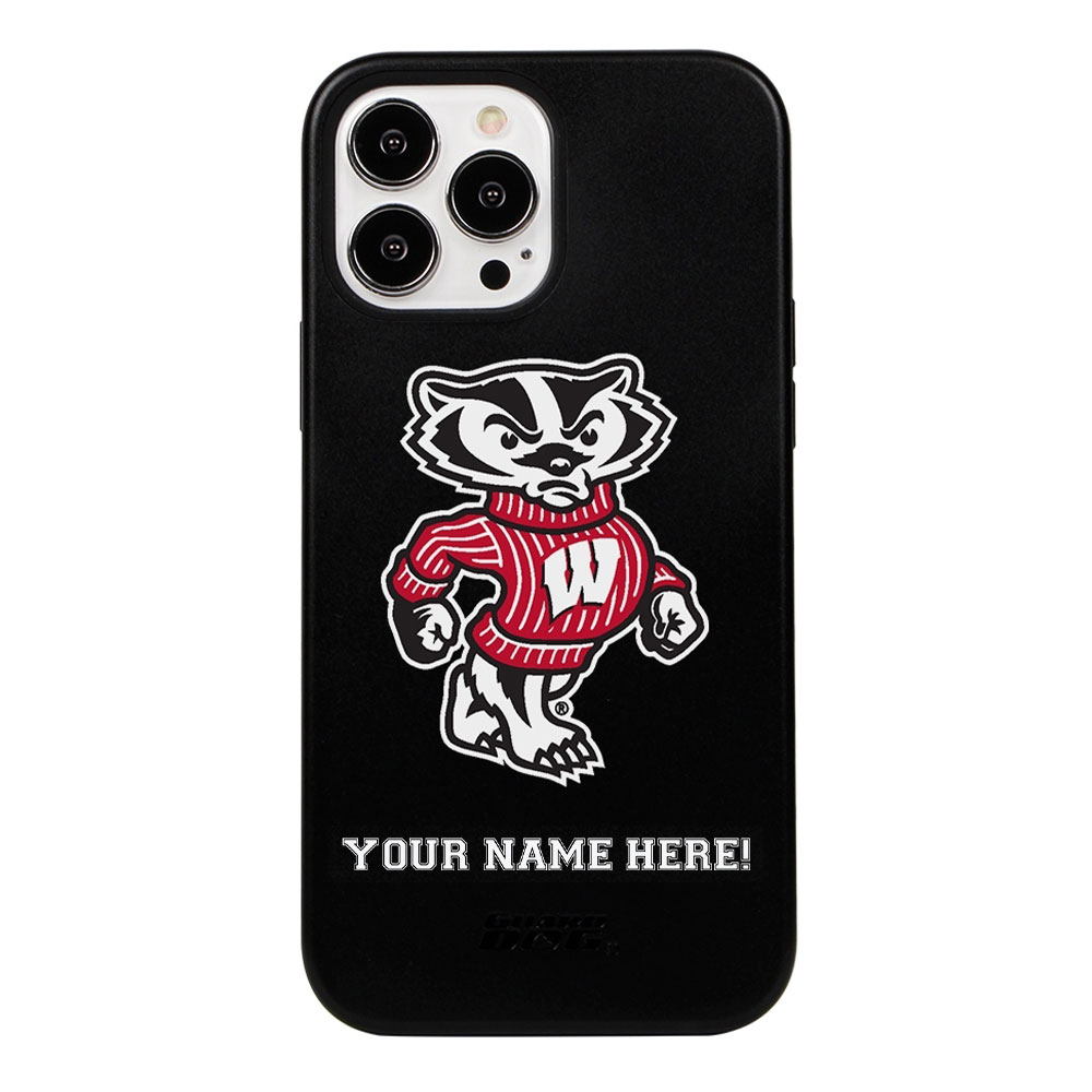 Wisconsin Badgers Personalized Design iPhone Cases