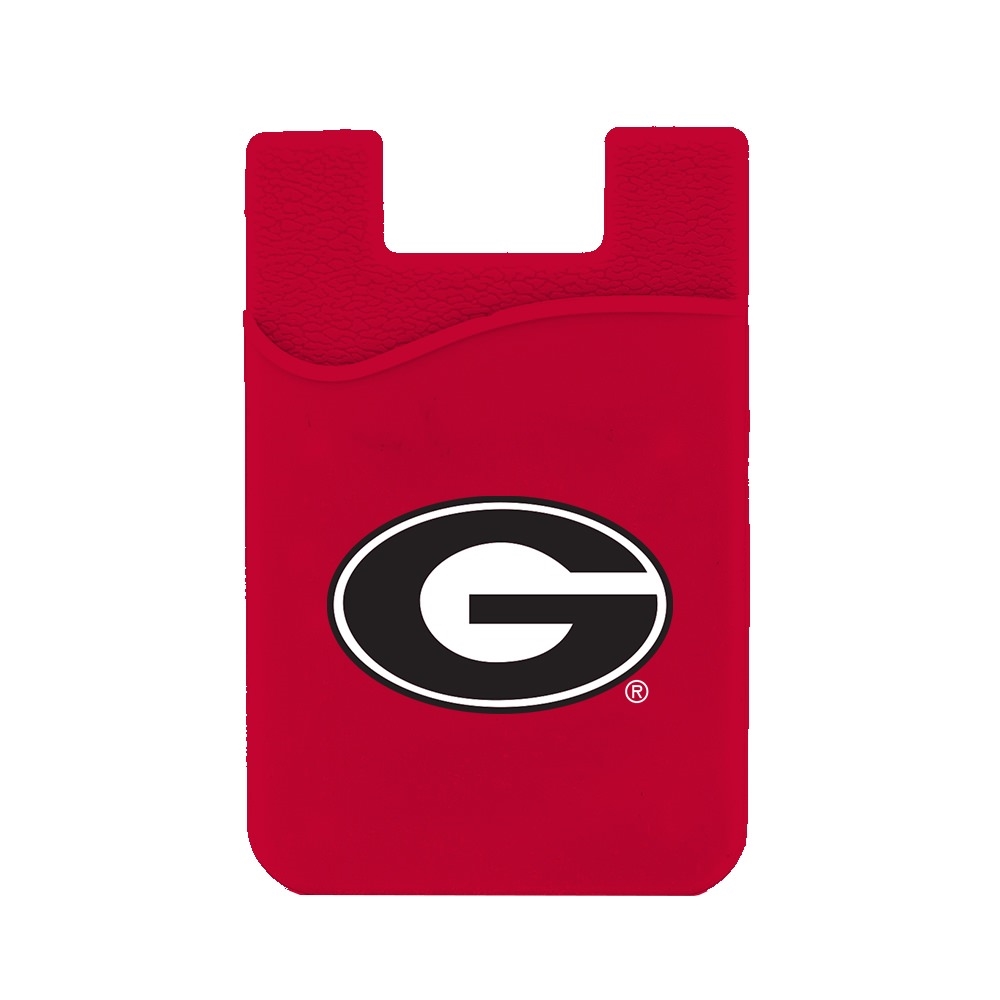 Georgia Bulldogs Silicone Card Keeper Phone Wallet