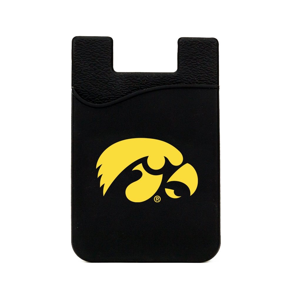 Iowa Hawkeyes Silicone Card Keeper Phone Wallet