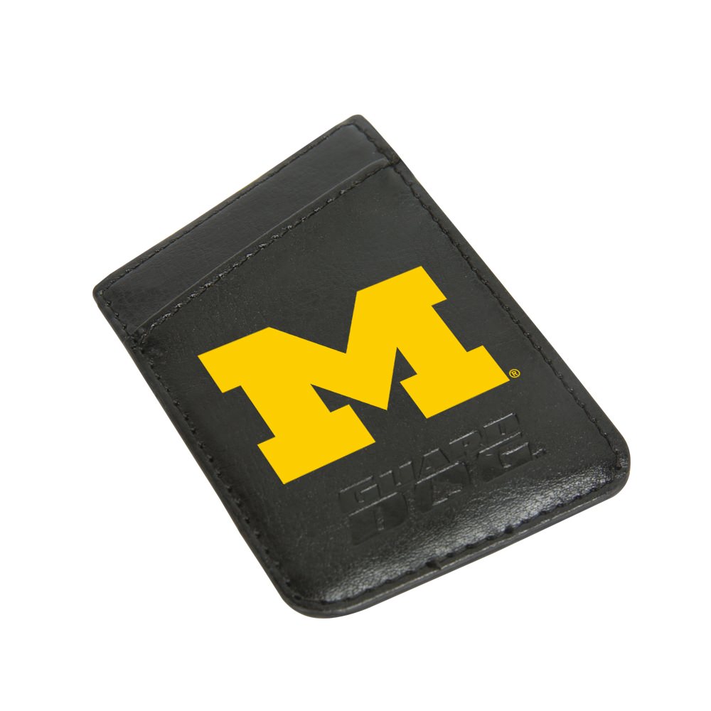 Michigan Wolverines Card Keeper Leather Phone Wallet