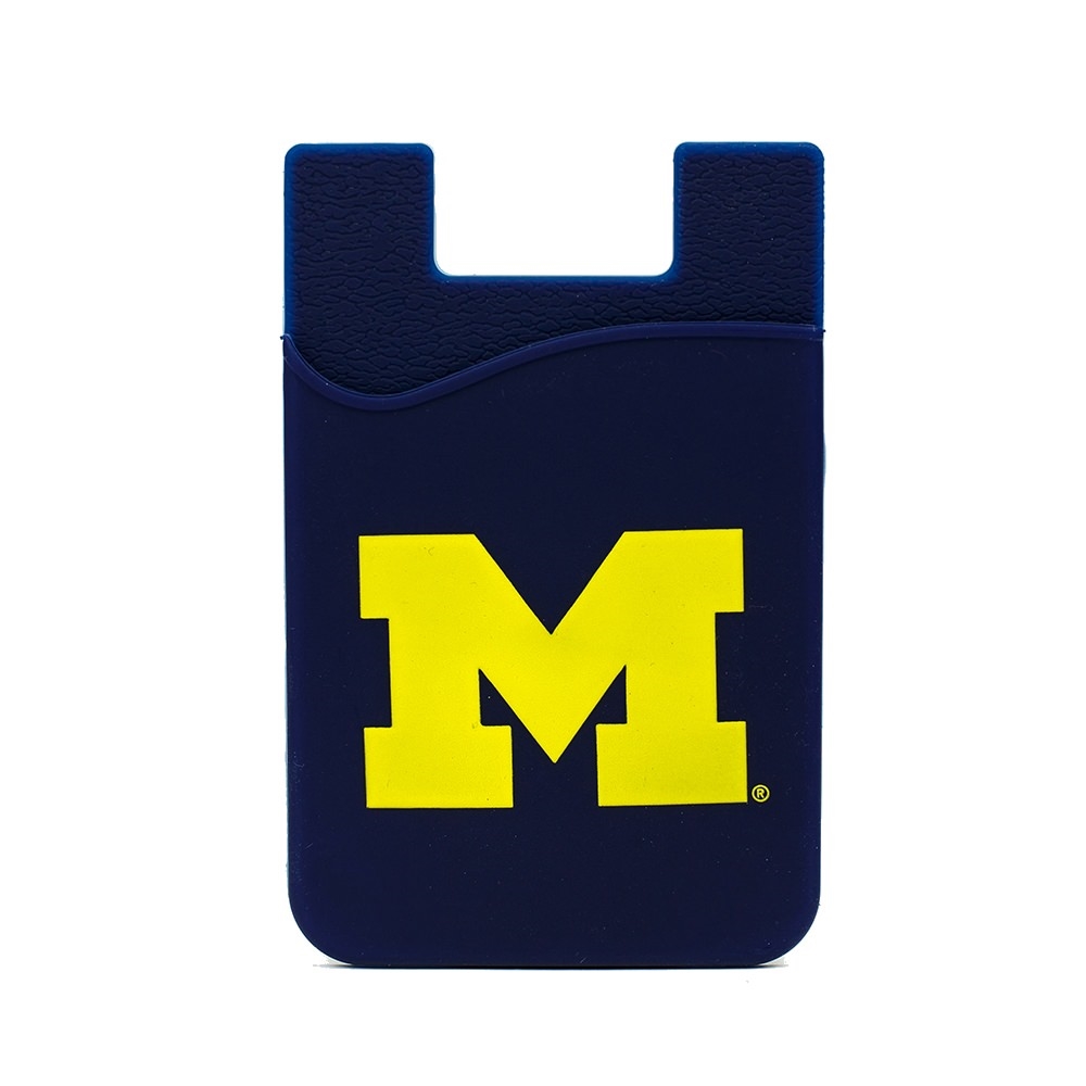 Michigan Wolverines Silicone Card Keeper Phone Wallet