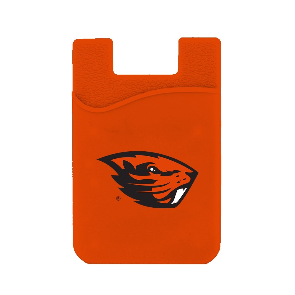 Oregon State Beavers Silicone Card Keeper Phone Wallet