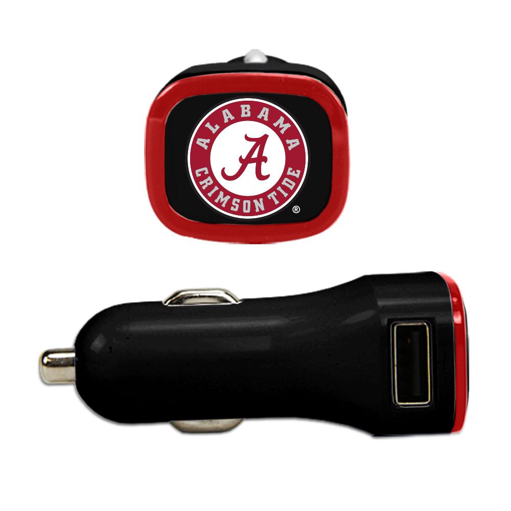 Alabama Crimson Tide USB Car Charger - MobileMars