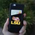 LSU Tigers Card Keeper Leather Phone Wallet with RFID Protection
