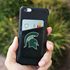 Michigan State Spartans Card Keeper Leather Phone Wallet with RFID Protection
