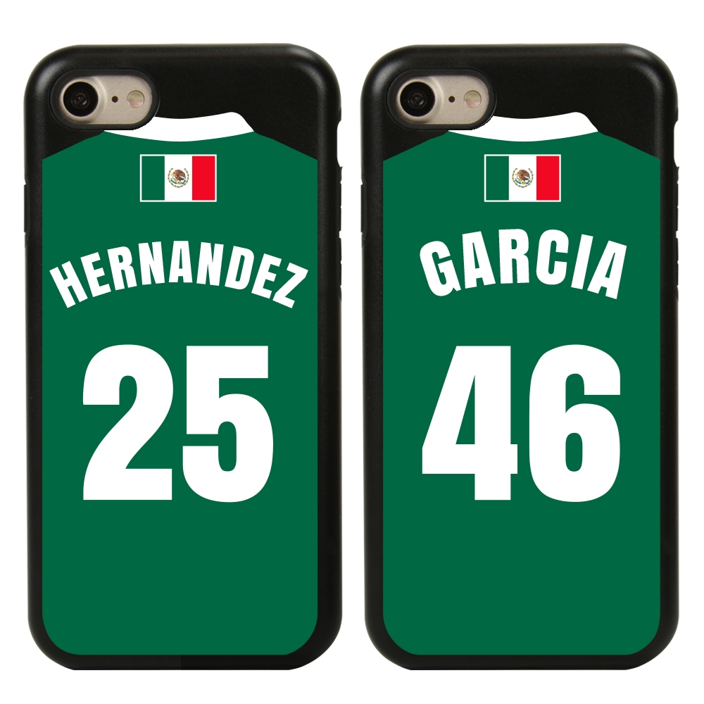 Personalized Mexico Soccer Jersey Case for iPhone 7/8/SE – Hybrid