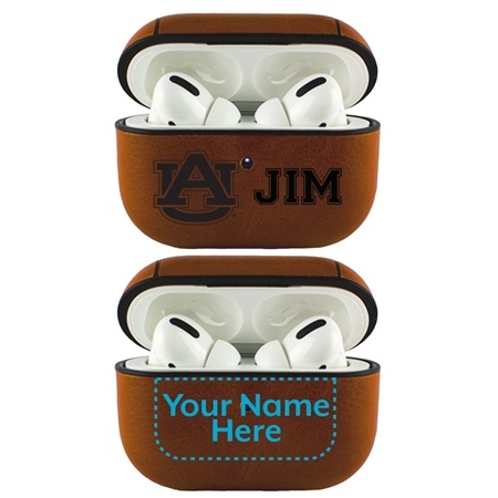 Auburn Tigers Custom Leather Case for AirPods Pro
