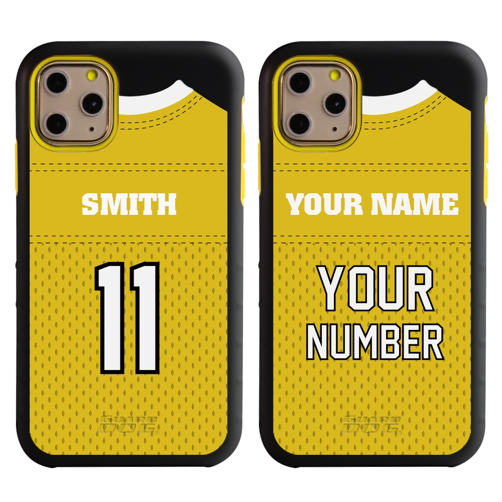 : Customized Phone Case Football Jersey Black Case for