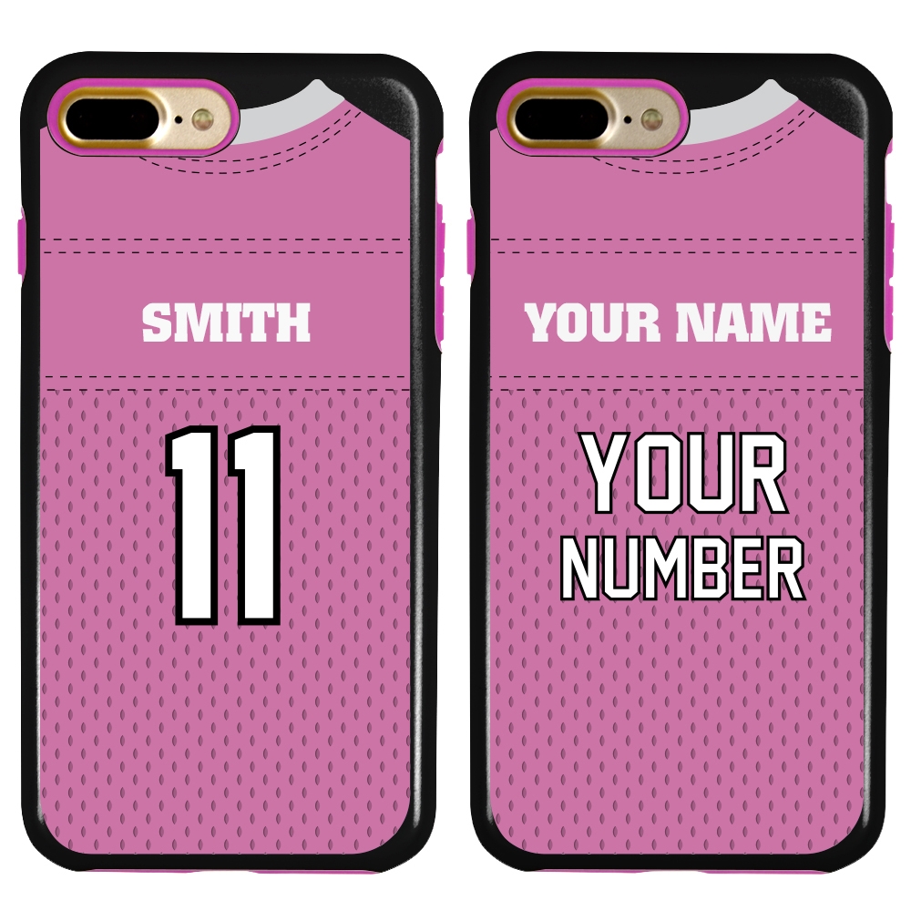 : Customized Phone Case Football Jersey Black Case for