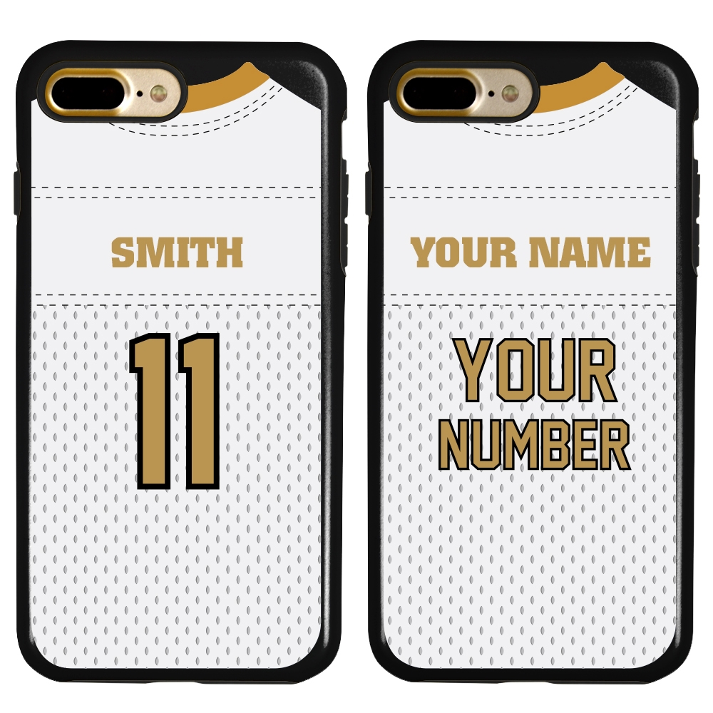 : Customized Phone Case Football Jersey Black Case for