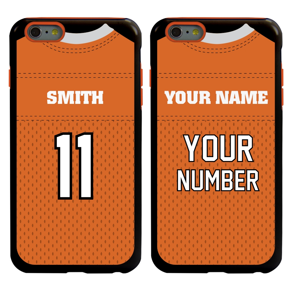 : Customized Phone Case Football Jersey Black Case for