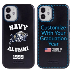 Navy Midshipmen iPhone Paisley Design Clear Case