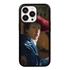 Famous Art Case for iPhone 13 Pro  - Hybrid - (Vermeer - Girl with Red Hat) 
