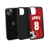Custom Soccer Jersey Case for iPhone 13 Pro - (Black Case, Full Color Jersey)
