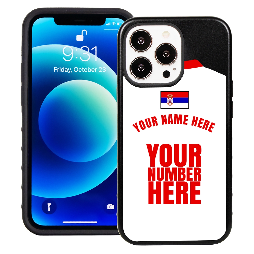 Personalized Serbia Soccer Jersey Case for iPhone 11 Pro Max