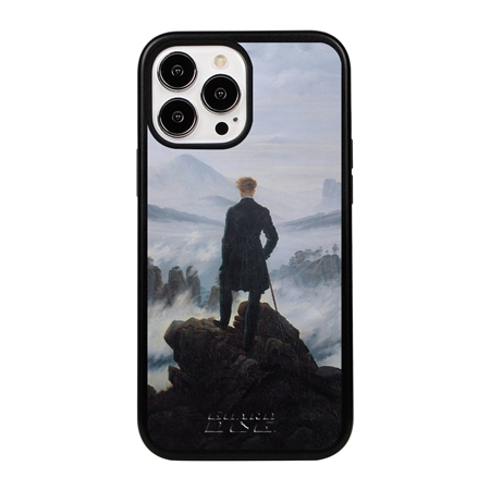 Famous Art Case for iPhone 13 Pro Max (Caspar David Friedrich – Wanderer Above The Sea of Fog) 
