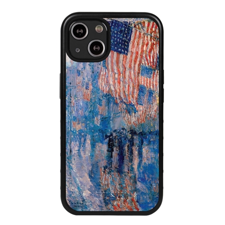 Famous Art Case for iPhone 14 (Fredrick Childe Hassam – The Avenue in The Rain) 
