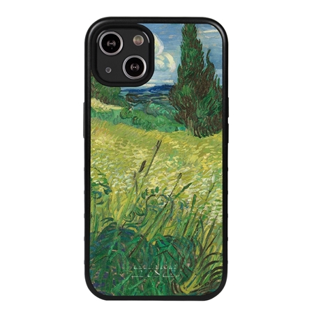 Famous Art Case for iPhone 14 (Van Gogh – Green Field) 
