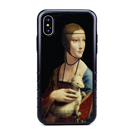 Famous Art Case for iPhone X / XS (da Vinci – The Lady with an Ermine) 
