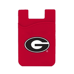 
Georgia Bulldogs Silicone Card Keeper Phone Wallet