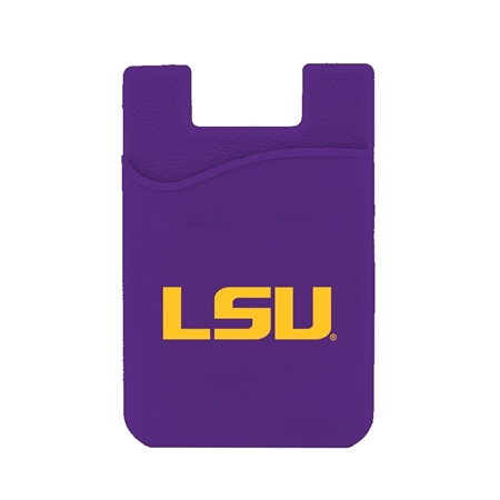 LSU Tigers Silicone Card Keeper Phone Wallet
