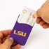 LSU Tigers Silicone Card Keeper Phone Wallet
