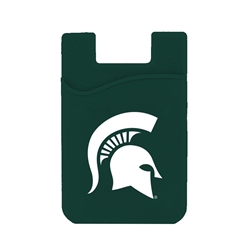 
Michigan State Spartans Silicone Card Keeper Phone Wallet