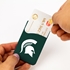 Michigan State Spartans Silicone Card Keeper Phone Wallet
