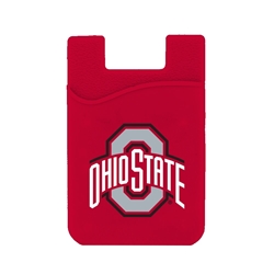 
Ohio State Buckeyes Silicone Card Keeper Phone Wallet