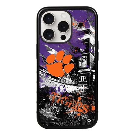 Guard Dog Clemson Tigers PD Spirit Phone Case for iPhone 15 Pro Max
