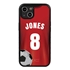 Custom Soccer Jersey Case for iPhone 13 Pro - (Black Case, Full Color Jersey)
