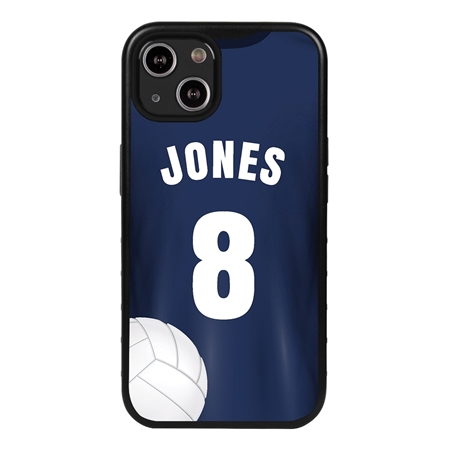 Custom Volleyball Jersey Case for iPhone 13 (White Jersey)
