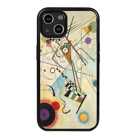 Famous Art Case for iPhone 14 (Kandinsky - Composition 8) 
