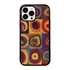 Famous Art Case for iPhone 14 Pro Max (Kandinsky - Squares with Concentric Rings) 
