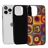 Famous Art Case for iPhone 14 Pro Max (Kandinsky - Squares with Concentric Rings) 
