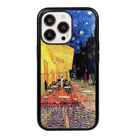 Famous Art Case for iPhone 13 Pro (Van Gogh - Café Terrace at Night) 
