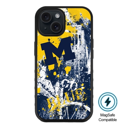 Guard Dog MagSafe Michigan Wolverines PD Spirit Phone Case for Iphone 15 Plus
