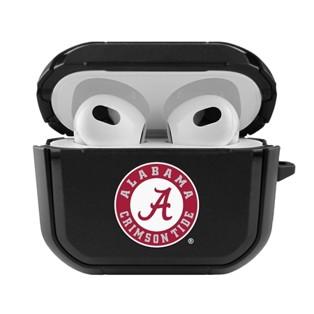 Alabama Crimson Tide Black Cover for Apple Airpods (3rd Generation) Case
