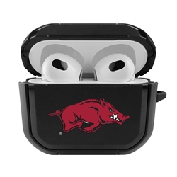 
Arkansas Razorbacks Black Cover for Apple Airpods (3rd Generation) Case