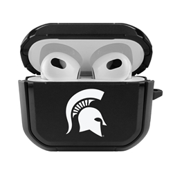 
Michigan State Spartans Black Cover for Apple Airpods (3rd Generation) Case