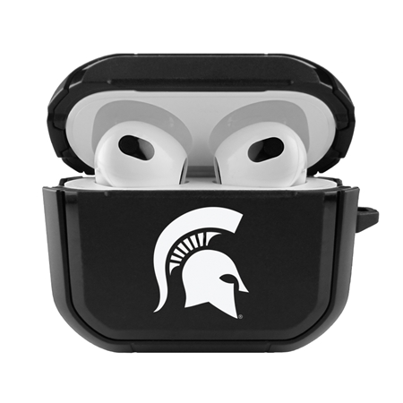 Michigan State Spartans Black Cover for Apple Airpods (3rd Generation) Case
