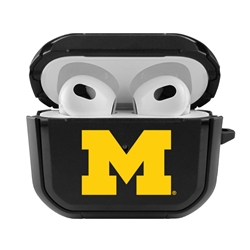 
Michigan Wolverines Black Cover for Apple Airpods (3rd Generation) Case